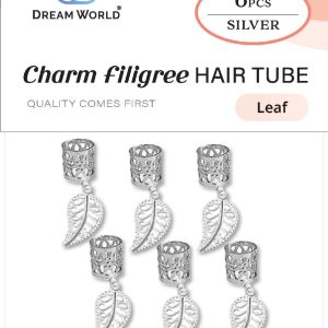 DREAM H/A PENDANT TUBE LEAF SILVER