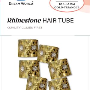 DREAM H/A RHINESTONE TUBE TRI GOLD