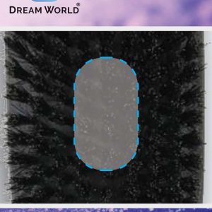 DREAM BRUSH PREMIUM BOAR BRISTLE SQUARE
