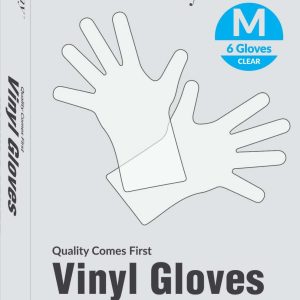 DREAM GLOVES VINYL 6PC/PK MEDIUM