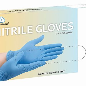 DREAM GLOVES NITRILE 100PC/BX BLUE LARGE