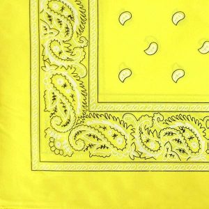 DREAM BANDANA - BULK REGULAR YELLOW