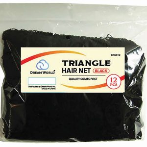 DREAM HAIRNET TRIANGLE COTTON 12/PK
