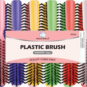 DREAM BRUSH PLASTIC L-80 ASST