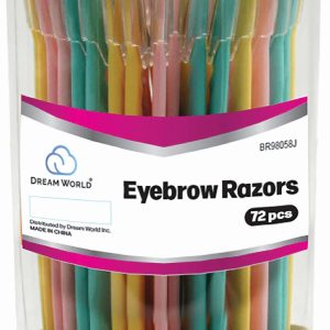 DREAM EYEBROW RAZOR TINKLE 72PC/JR ASST