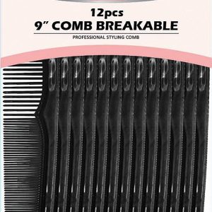 DREAM COMB BULK 9 IN BREAKABLE BLACK