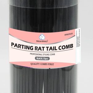 DREAM COMB BULK PARTING RAT TAIL 72/JR BLACK