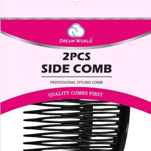 DREAM COMB SIDE 2PCS BK MEDIUM