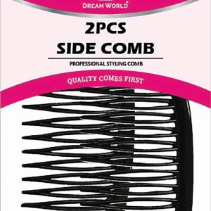 DREAM COMB SIDE 2PCS BK LARGE