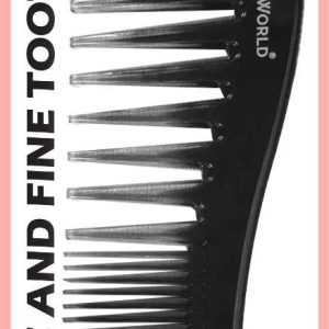 DREAM WIDE AND FINETOOTH COMB BLACK