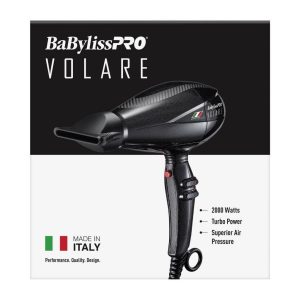 BABYLISS N/T DRYER VOLARE V1 BLACK
