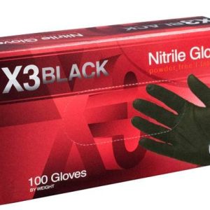 X3 NITRILE BLACK [XXLARGE]