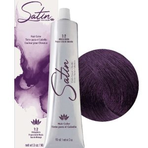 SATIN H/C BOLD 5P DARK VIOLET