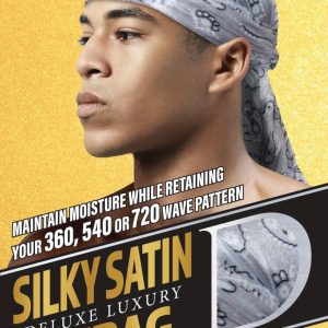 DREAM M-DURAG SMOOTH AND THICK BANDANA GREY