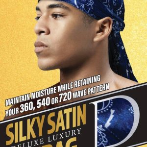 DREAM M-DURAG SMOOTH AND THICK BANDANA NAVY