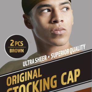 DREAM M-STOCKING WAVE CAP BROWN