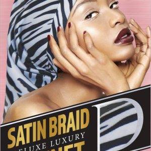 DREAM W-BRAID BONNET SATIN ZEBRA