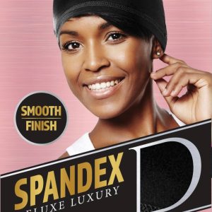 DREAM W-SPANDEX CAP BLACK