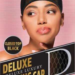 DREAM W-WEAVING CAP CLOSED TOP BLACK