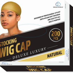 DREAM W-WIG CAP 200/BX [BULK] NATURAL