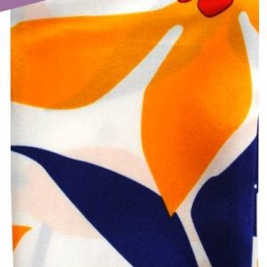 DREAM W-SATIN SILKY SCARF FLOWER