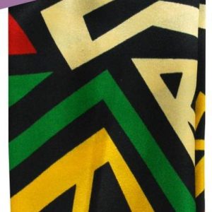 DREAM W-SATIN SILKY SCARF GEOMETRIC