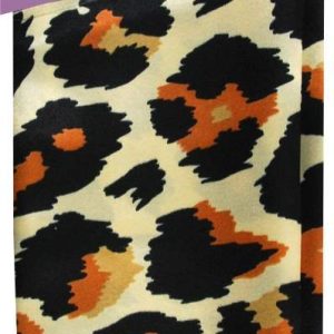 DREAM W-SATIN SILKY SCARF LEOPARD