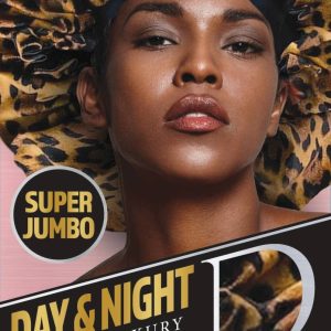 DREAM W-DandN CAP JUMBO SATIN LEOPARD