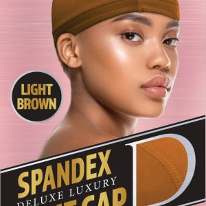 DREAM W-DOME CAP SPANDEX L/BROWN