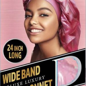 DREAM W-WIDE BAND BRAID BONNET XL G/PINK