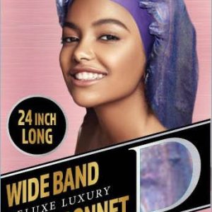DREAM W-WIDE BAND BRAID BONNET XL G/PURPLE