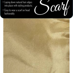 DREAM W-SCARF SATIN EDGE GD