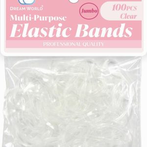 DREAM ELASTIC BAND JUMBO 100CT CLEAR