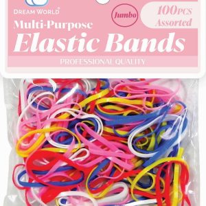 DREAM ELASTIC BAND JUMBO 100CT ASST