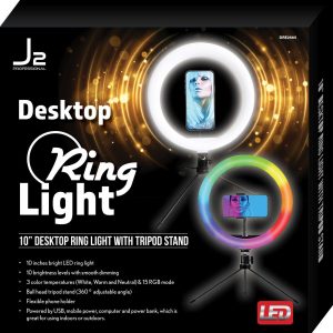 J2 RING LIGHT LED 10 INCH DESK