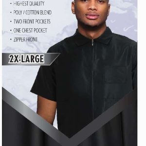 DREAM S/W-BARBER JACKET BLACK XX-LG
