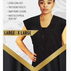 DREAM S/W LONG VEST BLACK L-XL