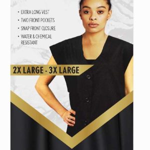 DREAM S/W LONG VEST BLACK 2X-3X