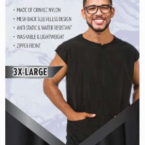 DREAM S/W-MESH VEST BLACK XXX-LG