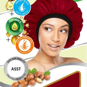 DREAM A/O W/BAND BONNET SATIN ASST