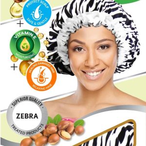 DREAM A/O SLEEP CAP SATIN ZEBRA