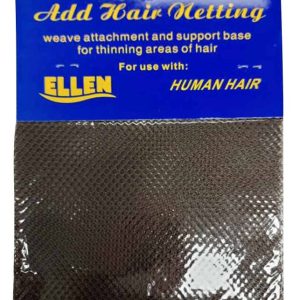 ELLEN ADD HAIR NET [DK BROWN]