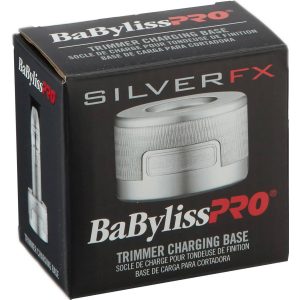 BABYLISS FX CHARGING BASE TRIMMER SILVER