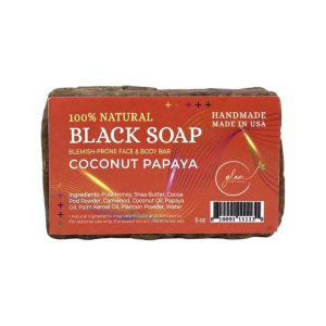GLAM BLACK SOAP [COCONUT PAPAYA]