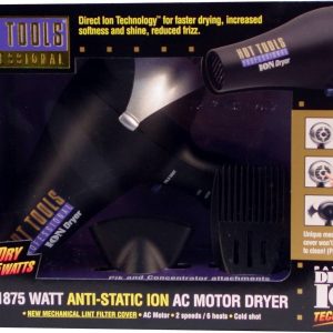HOT TOOL DRYER ANTI/STATIC ION 1875W BLACK