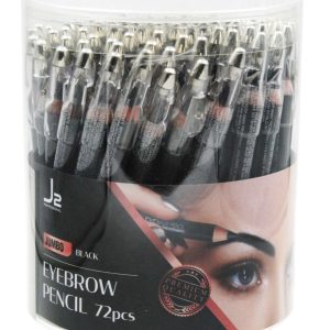 J2 JUMBO EYEBROW PENCIL 72PC black