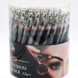 J2 JUMBO EYEBROW PENCIL 72PC dark brown