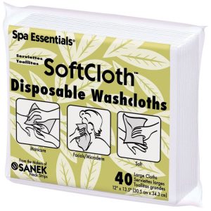 SPA ESSENTIALS SOFTCLOTH WASHCLOTHS