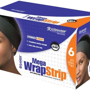 SANEK WRAPSTRIP MEGA BLACK 40CT/6PK/BX