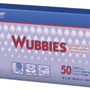 SANEK WUBBIES EMBOSSED TOWELS 2PLY 50/PK